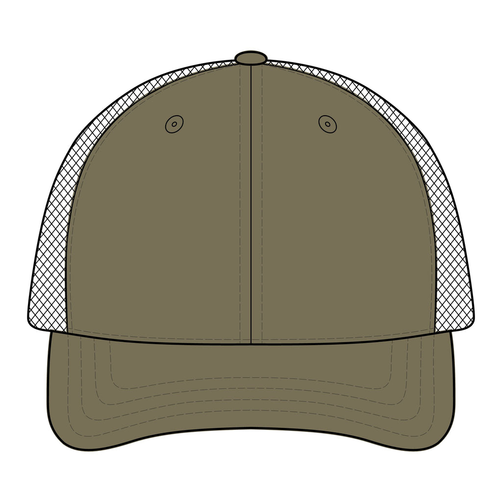 Reumar Embroidered Mesh Trucker Hat — Classic Vintage Logo Cap