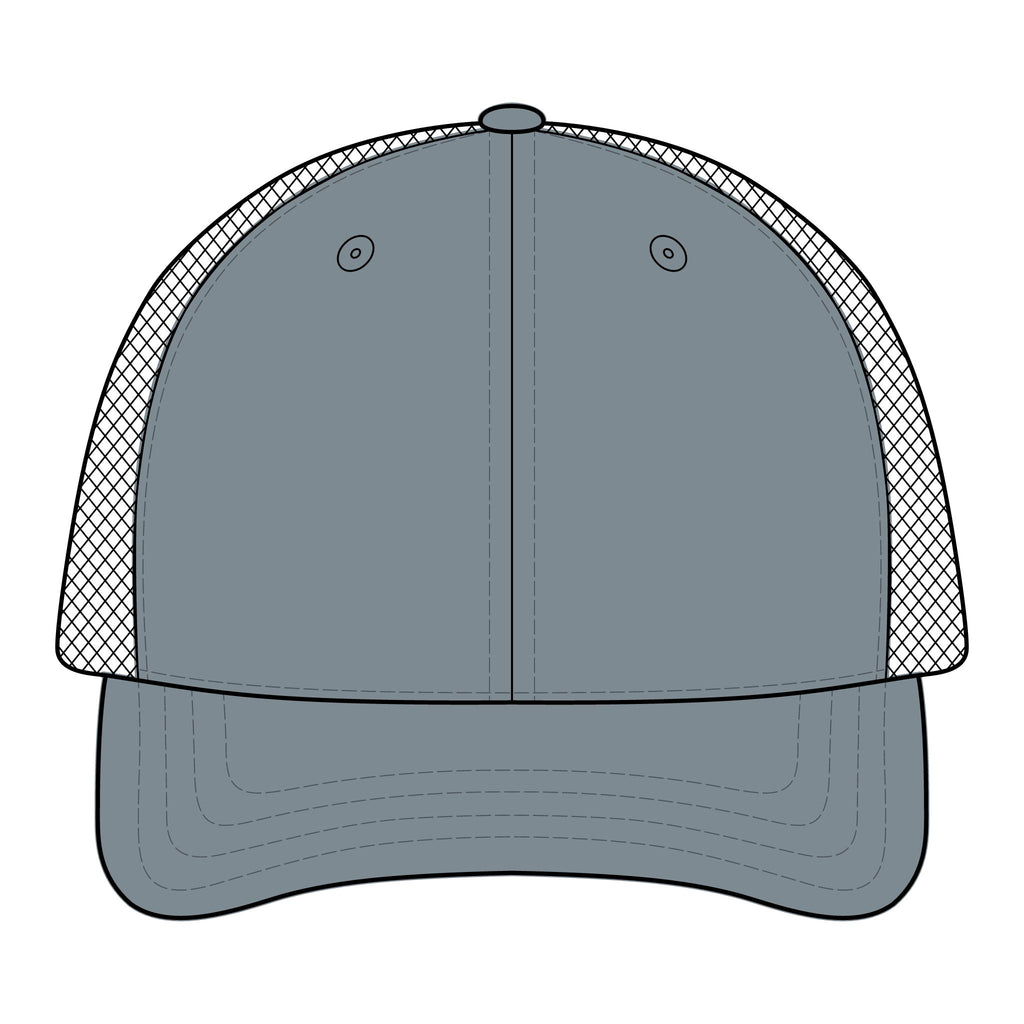 Reumar Embroidered Mesh Trucker Hat — Classic Vintage Logo Cap