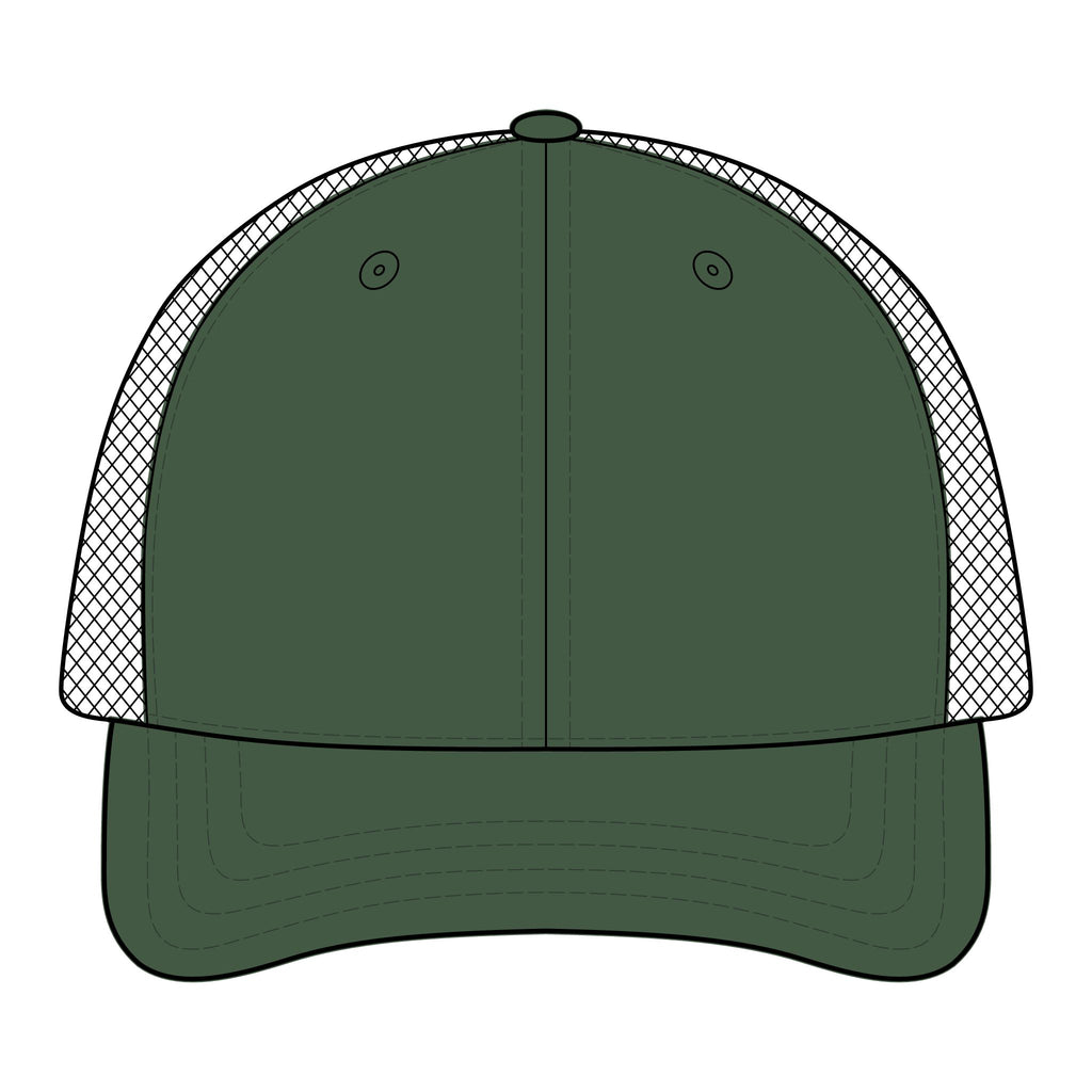 Reumar Embroidered Mesh Trucker Hat — Classic Vintage Logo Cap