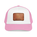 Leather Patch Baseball Cap - Monogram RM Reumay