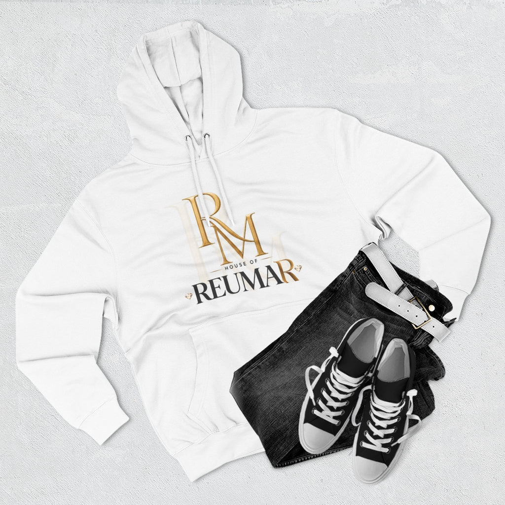 Art Lover Boutique Fleece Hoodie – 'House of Reumar' Designer Logo Pullover
