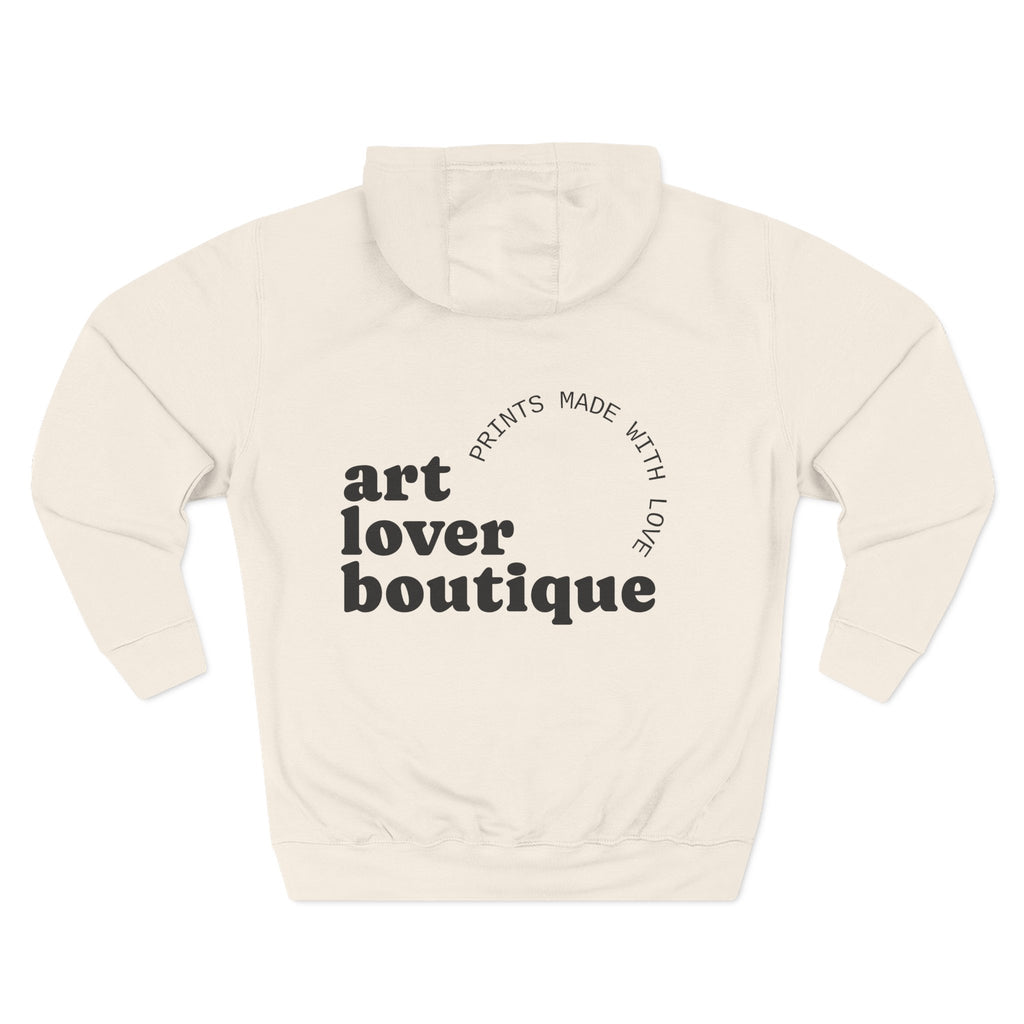 Art Lover Boutique Fleece Hoodie – 'House of Reumar' Designer Logo Pullover