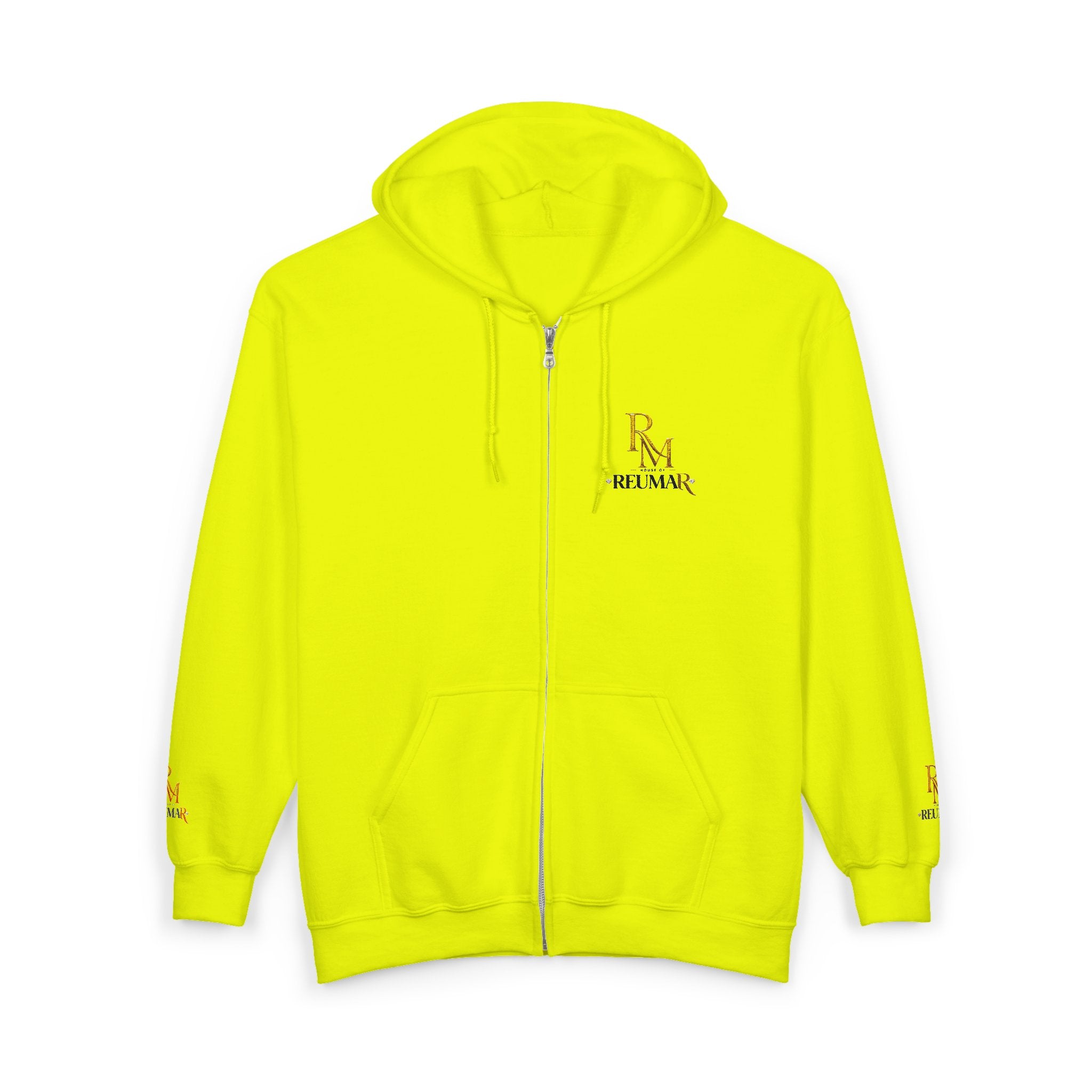 Embroidered RM Gold Crest Full-Zip Hoodie