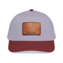 Leather Patch Baseball Cap - Monogram RM Reumay