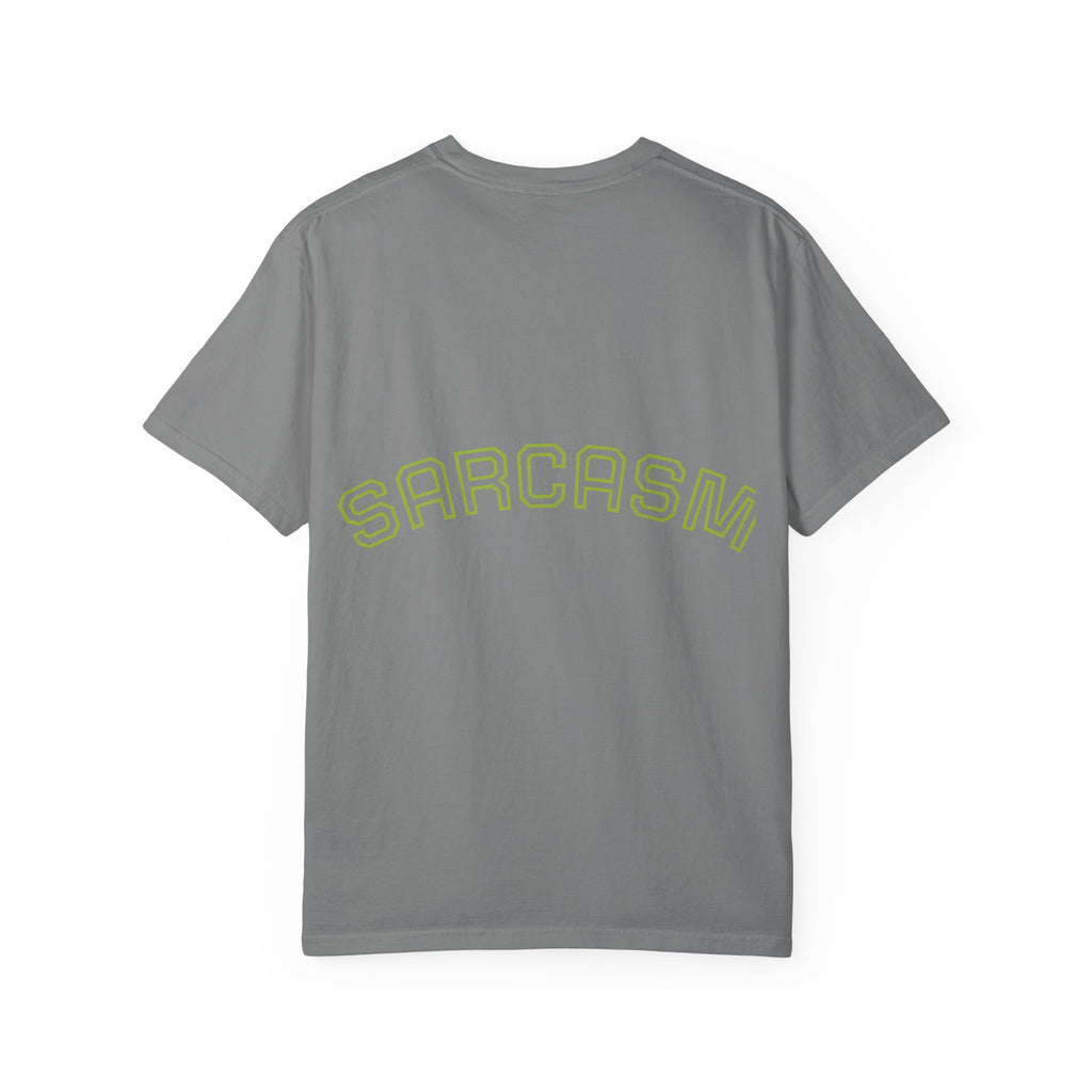 T-Shirt — House of Reumar Logo Front / "Sarcasm" Back Graphic Tee