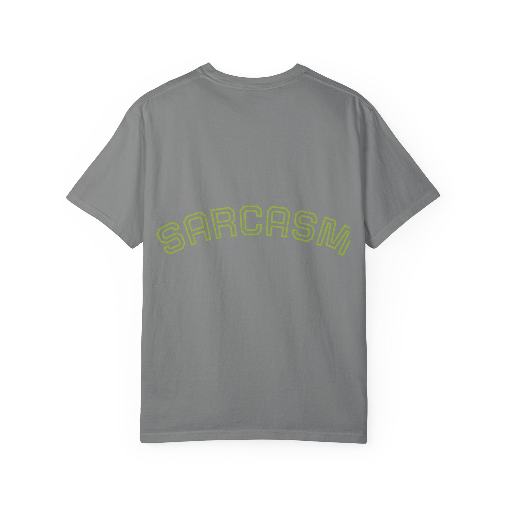 T-Shirt — House of Reumar Logo Front / "Sarcasm" Back Graphic Tee