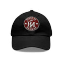 Leather Patch Dad Hat — Embossed RM REUMAN Logo Baseball Cap