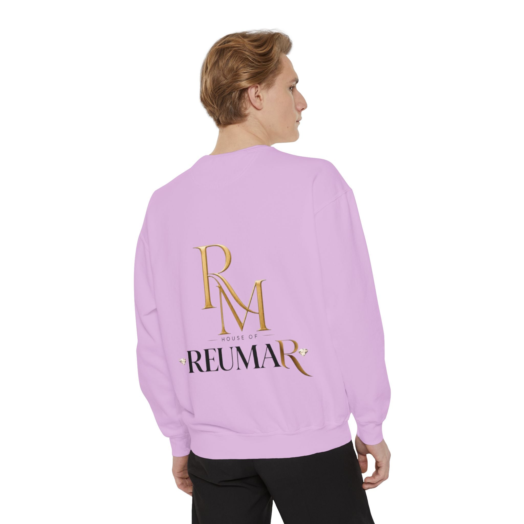 Refinement Logo Sweatshirt — "The Art of Refinement" Garment-Dyed Crewneck
