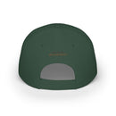 House of Reumar Red Low Profile Baseball Cap — Embroidered Logo Hat