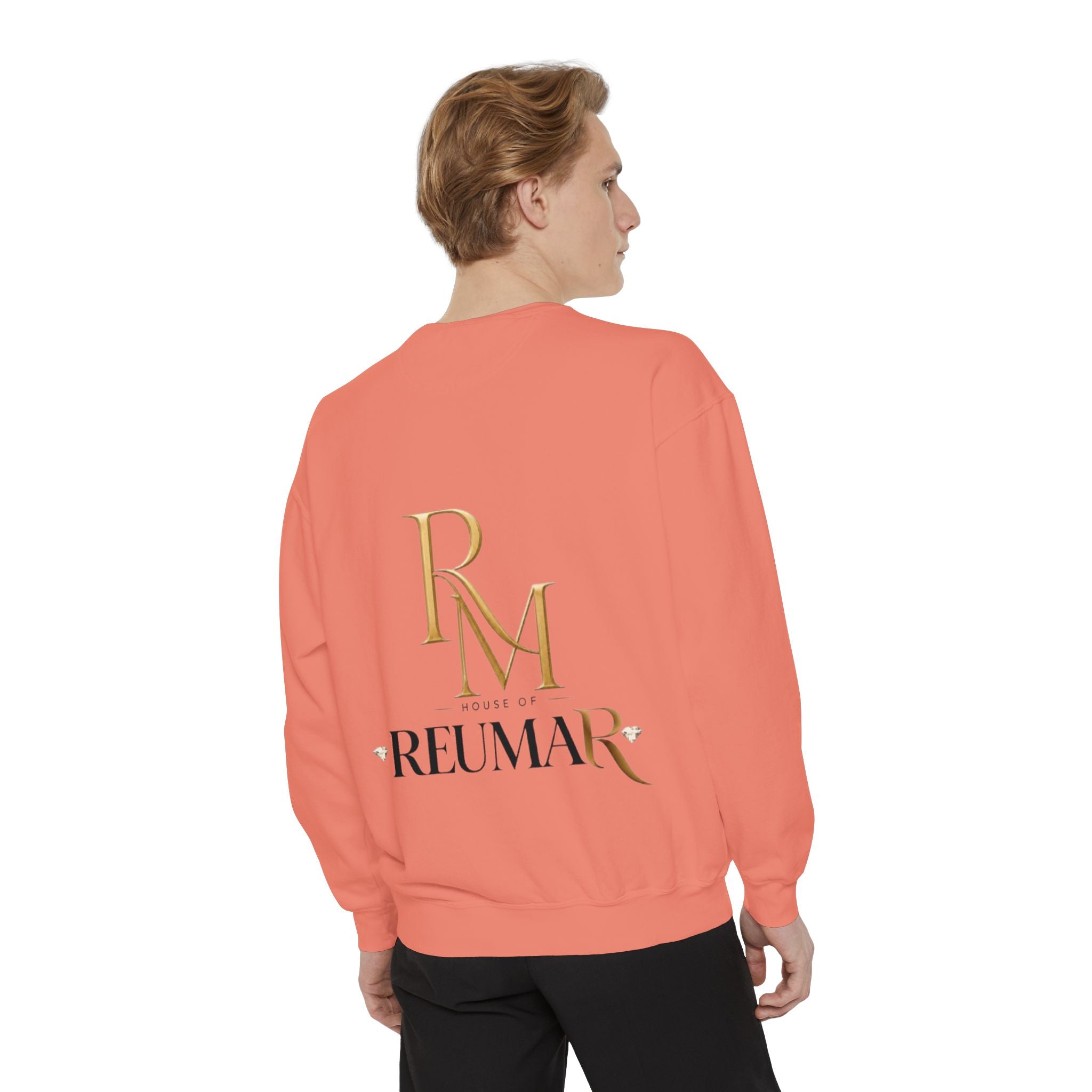 Refinement Logo Sweatshirt — "The Art of Refinement" Garment-Dyed Crewneck