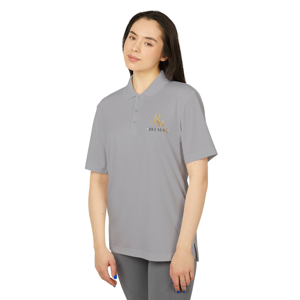 Performance Polo Shirt — RM Rose Mans Gold Logo