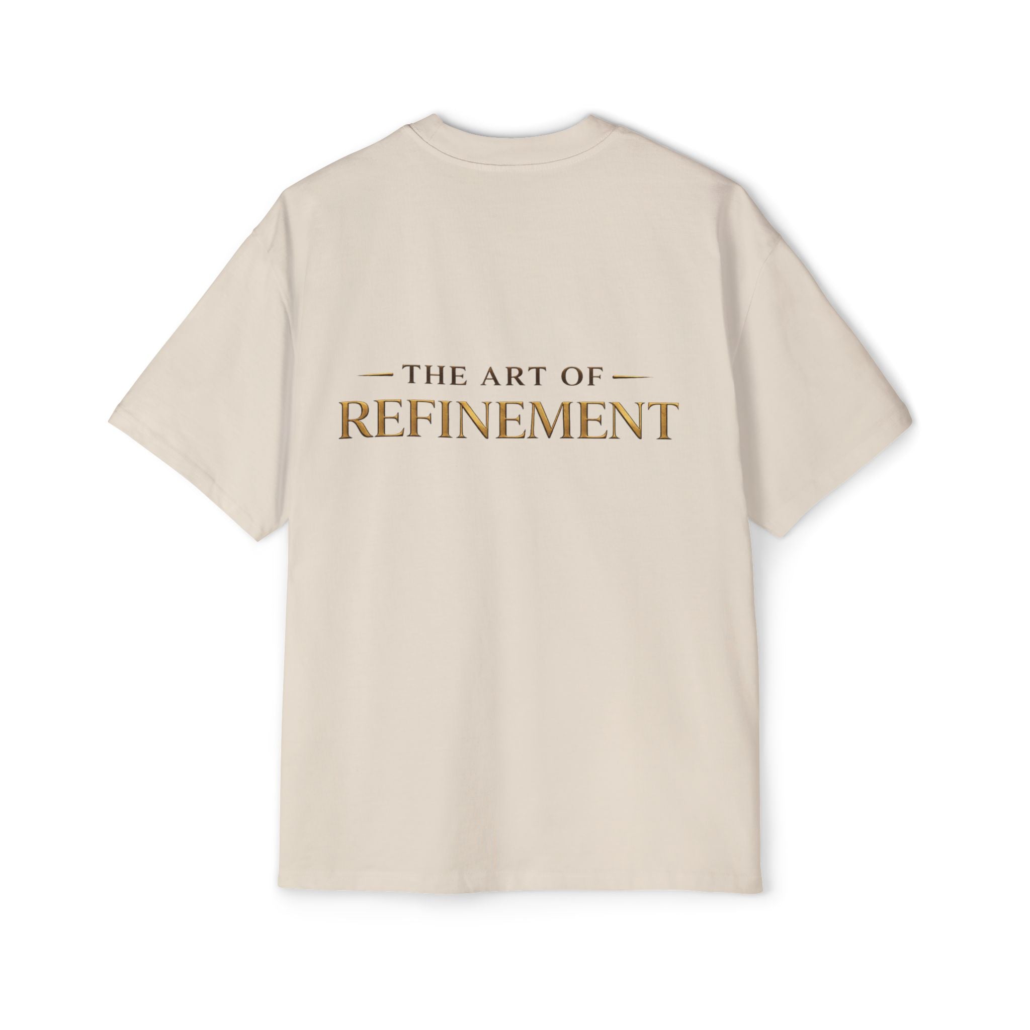 T-Shirt — REUMAR Monogram & “The Art of Refinement” Luxury Graphic Tee