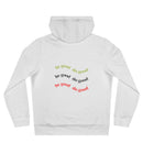 King Hoodie — Reumar RM Gold Logo Hooded Sweatshirt, "Be Good Do Good" Back Design