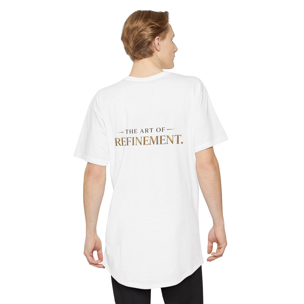 Long Body Tee — "Reumar" Logo & "The Art of Refinement" Graphic