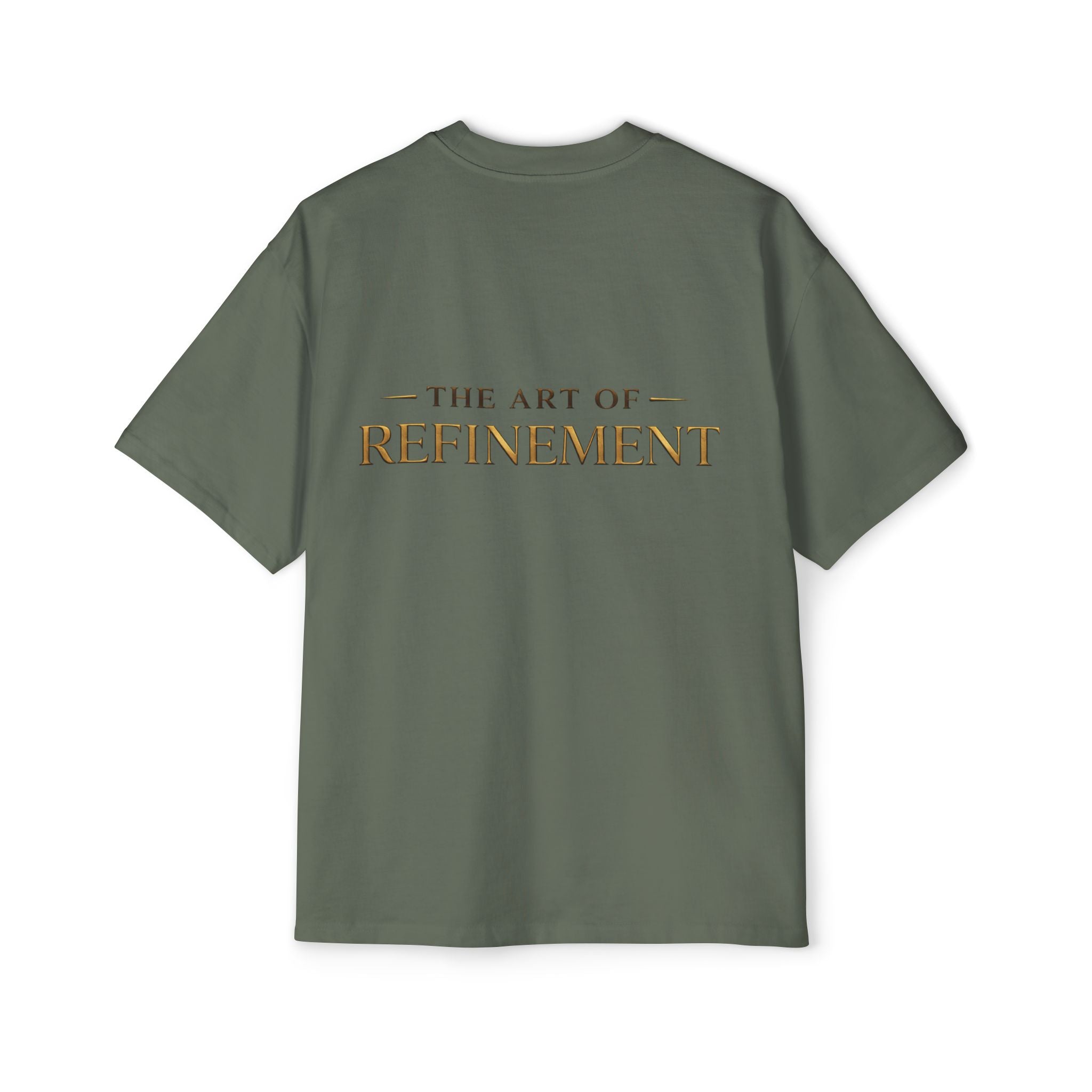 T-Shirt — REUMAR Monogram & “The Art of Refinement” Luxury Graphic Tee