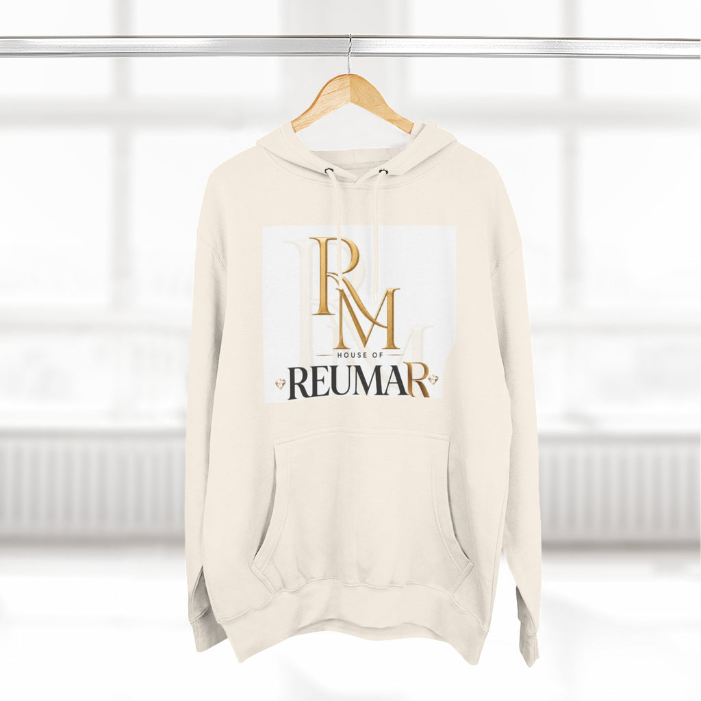 Art Lover Boutique Fleece Hoodie – 'House of Reumar' Designer Logo Pullover