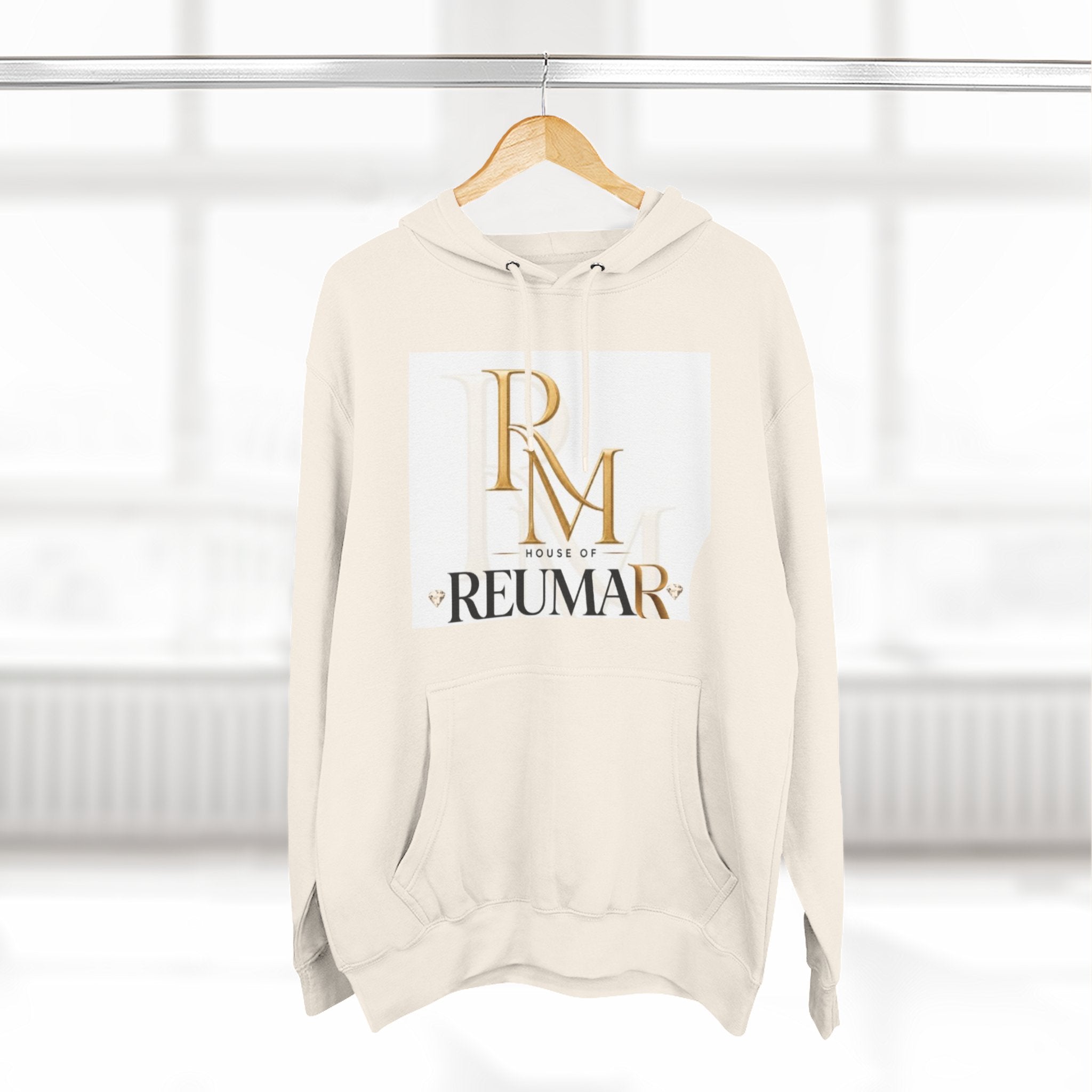Art Lover Boutique Fleece Hoodie – 'House of Reumar' Designer Logo Pullover