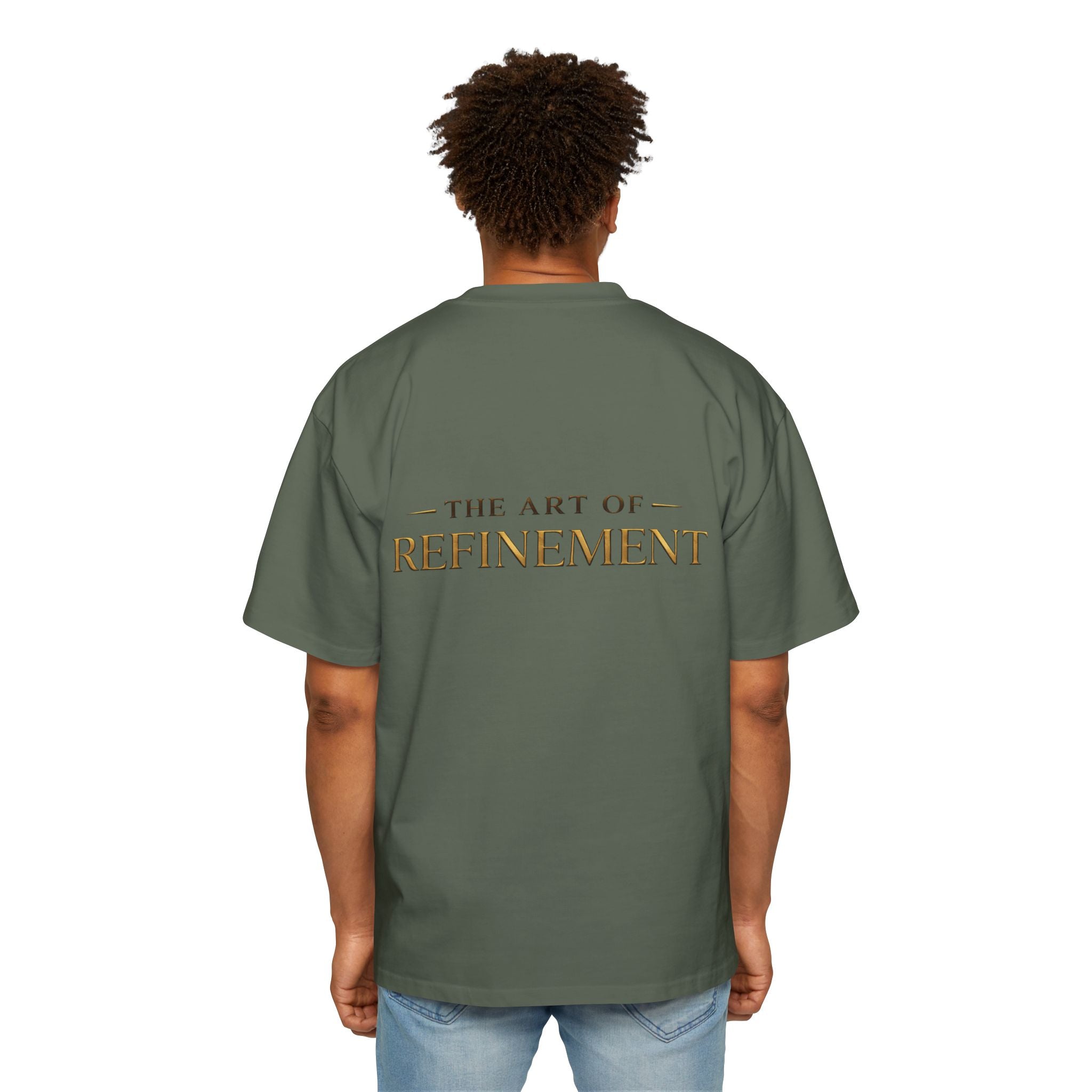 T-Shirt — REUMAR Monogram & “The Art of Refinement” Luxury Graphic Tee