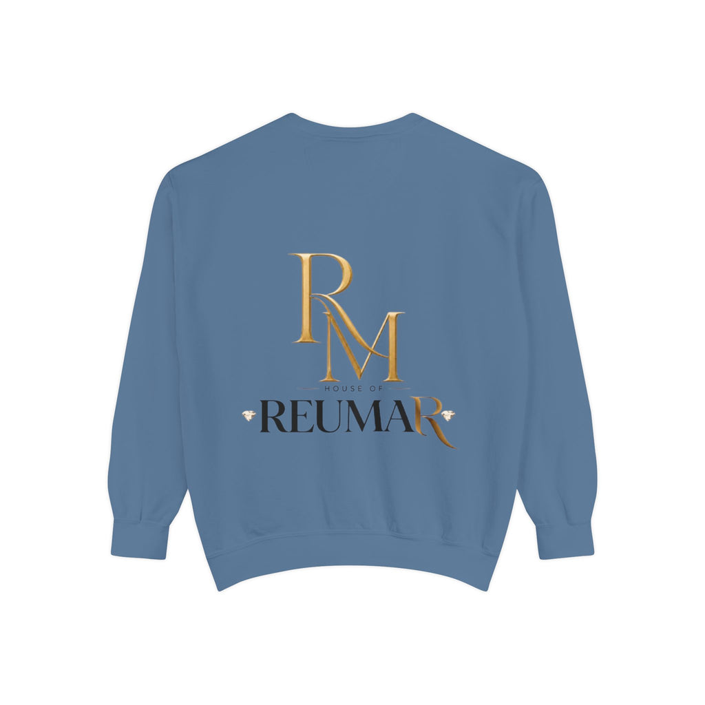 Refinement Logo Sweatshirt — "The Art of Refinement" Garment-Dyed Crewneck