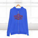 Endless Love Zip Hoodie - Romantic Crown Graphic Couples Pullover