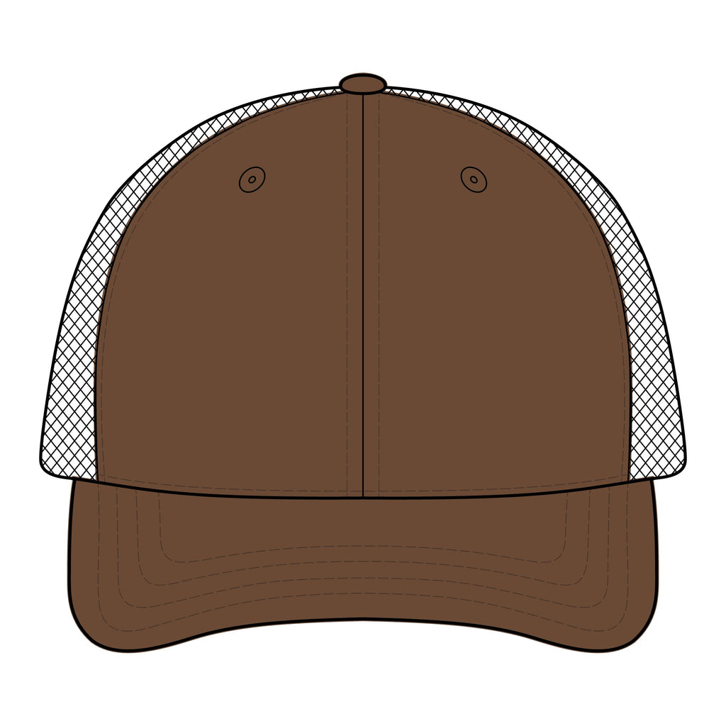 Embroidered Mesh Trucker Cap — "Premium Guy Reumar" Vintage Crest