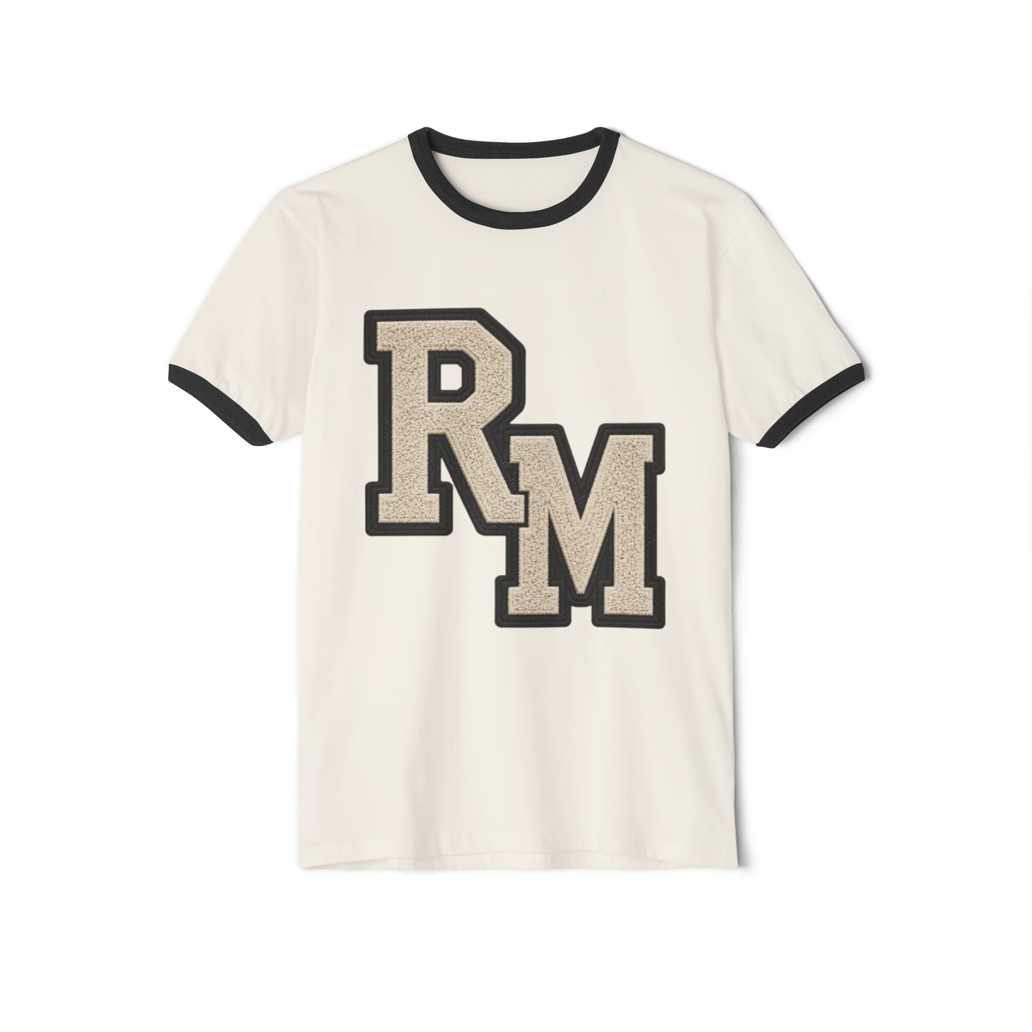 Reumar Gold Monogram Ringer T-Shirt — Vintage Racing Night Back Print