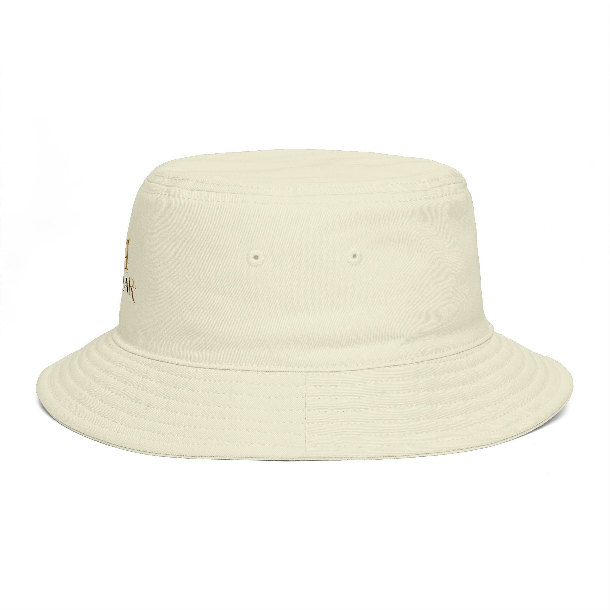 Bucket Hat — RM Reimay Gold Monogram Embroidered Logo