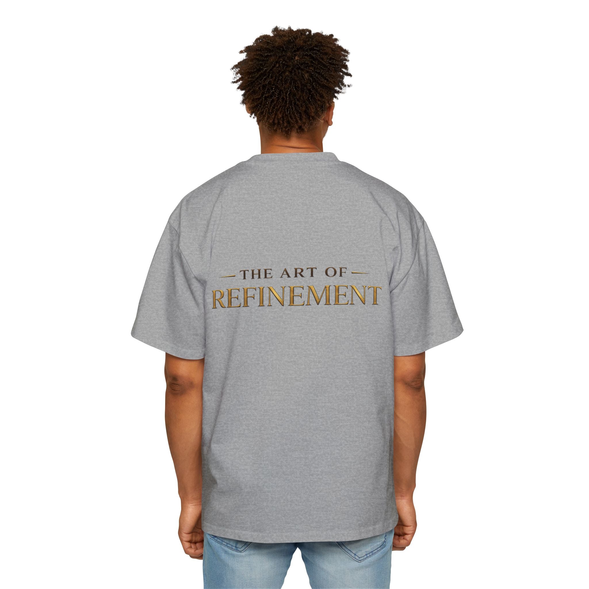 T-Shirt — REUMAR Monogram & “The Art of Refinement” Luxury Graphic Tee