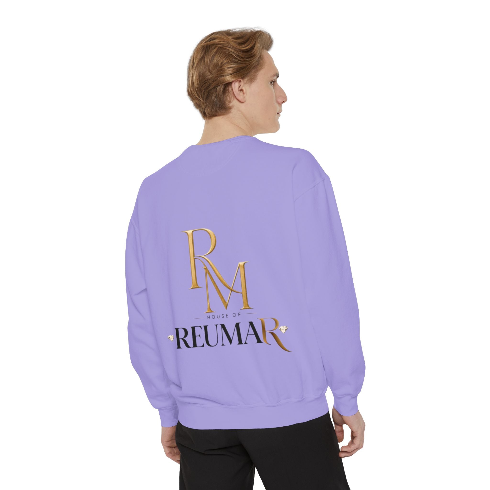 Refinement Logo Sweatshirt — "The Art of Refinement" Garment-Dyed Crewneck