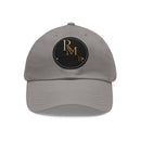 Leather Patch Dad Hat — Embossed RM REUMAN Logo Baseball Cap