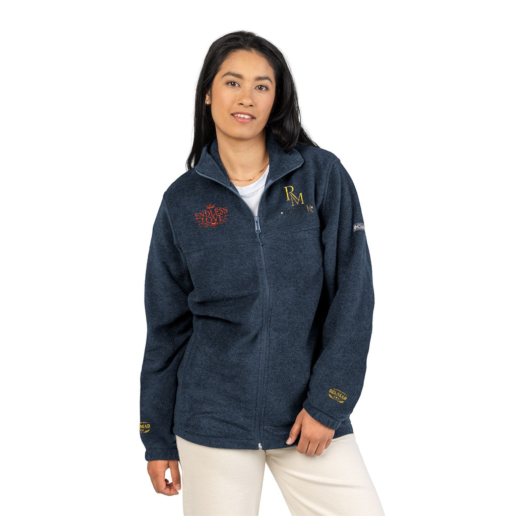 Embroidered RM Monogram Fleece Jacket